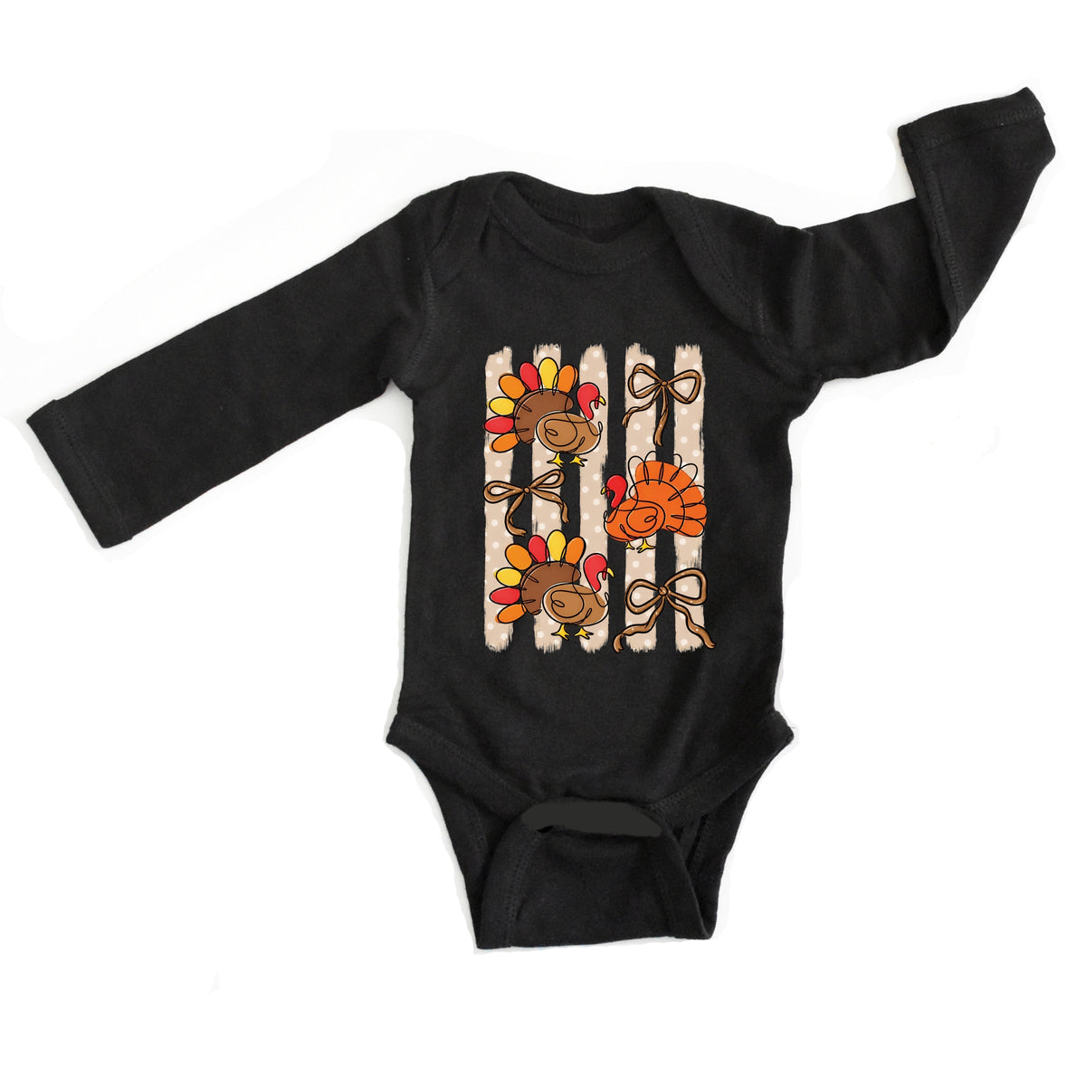 Turkey Linework - Infant Long Sleeve Bodysuit
