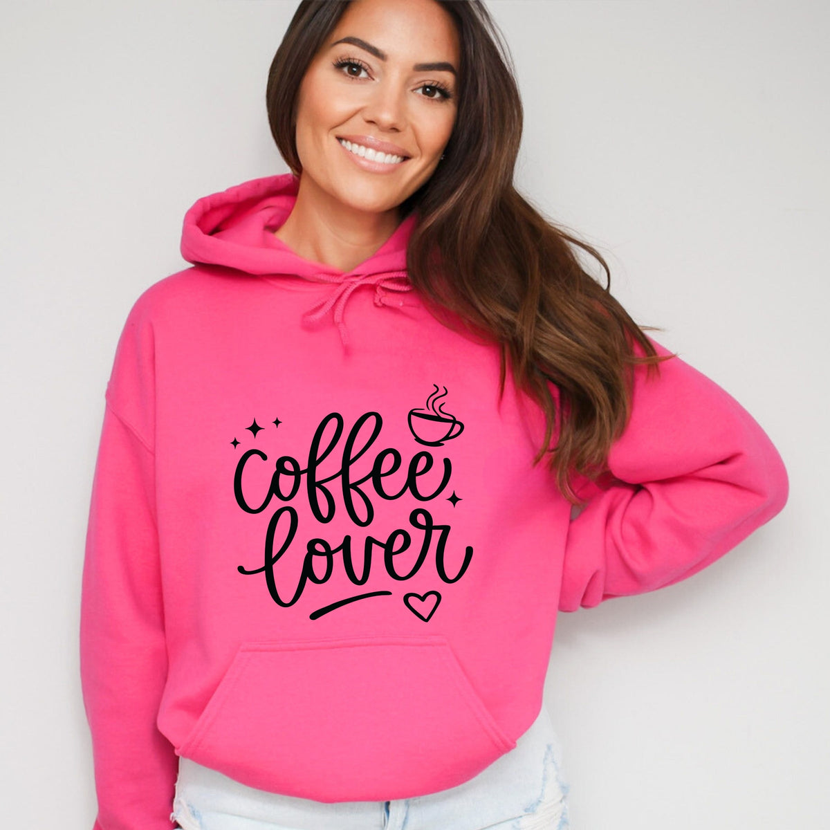 Coffee Lover Stars - Women's Graphic Hoodie