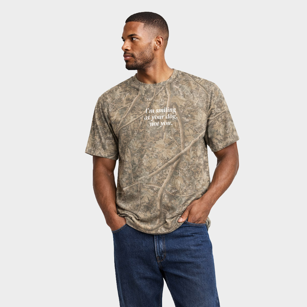 I'm Smiling At Your Dog, Not You - Men's Heavyweight Crew