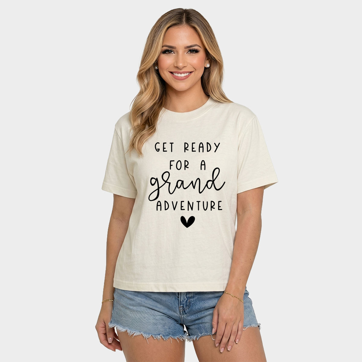 Get Ready Grand Adventure - Women's Relaxed Boxy Tee