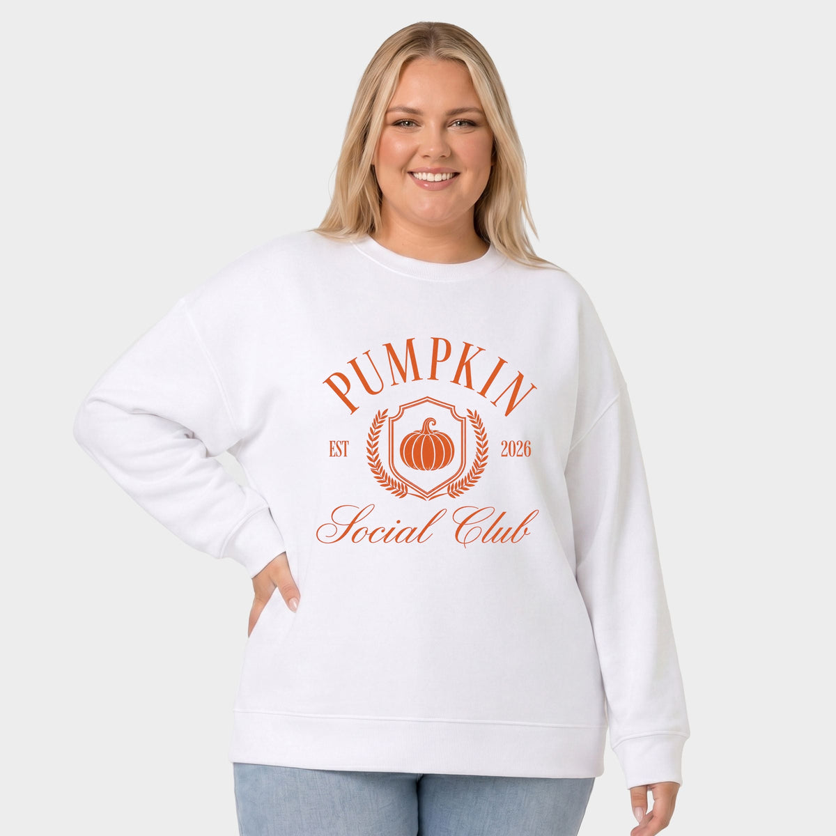 Pumpkin Social Club Laurel Leaf - Women's Plus Sweatshirt