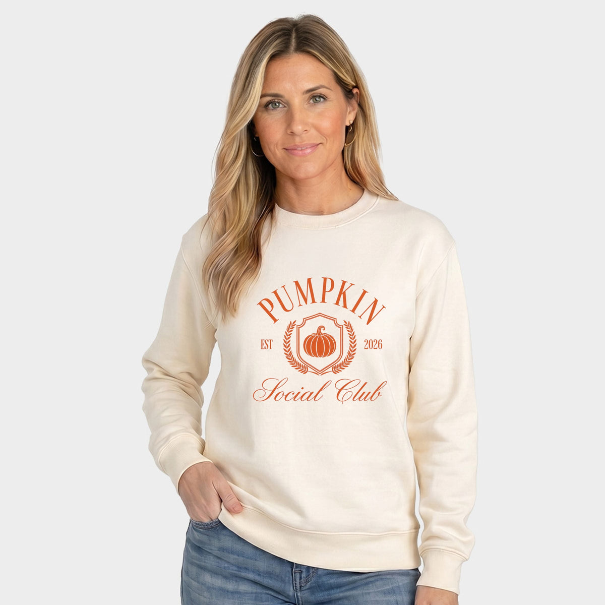 Pumpkin Social Club Laurel Leaf - Women's Graphic Sweatshirt