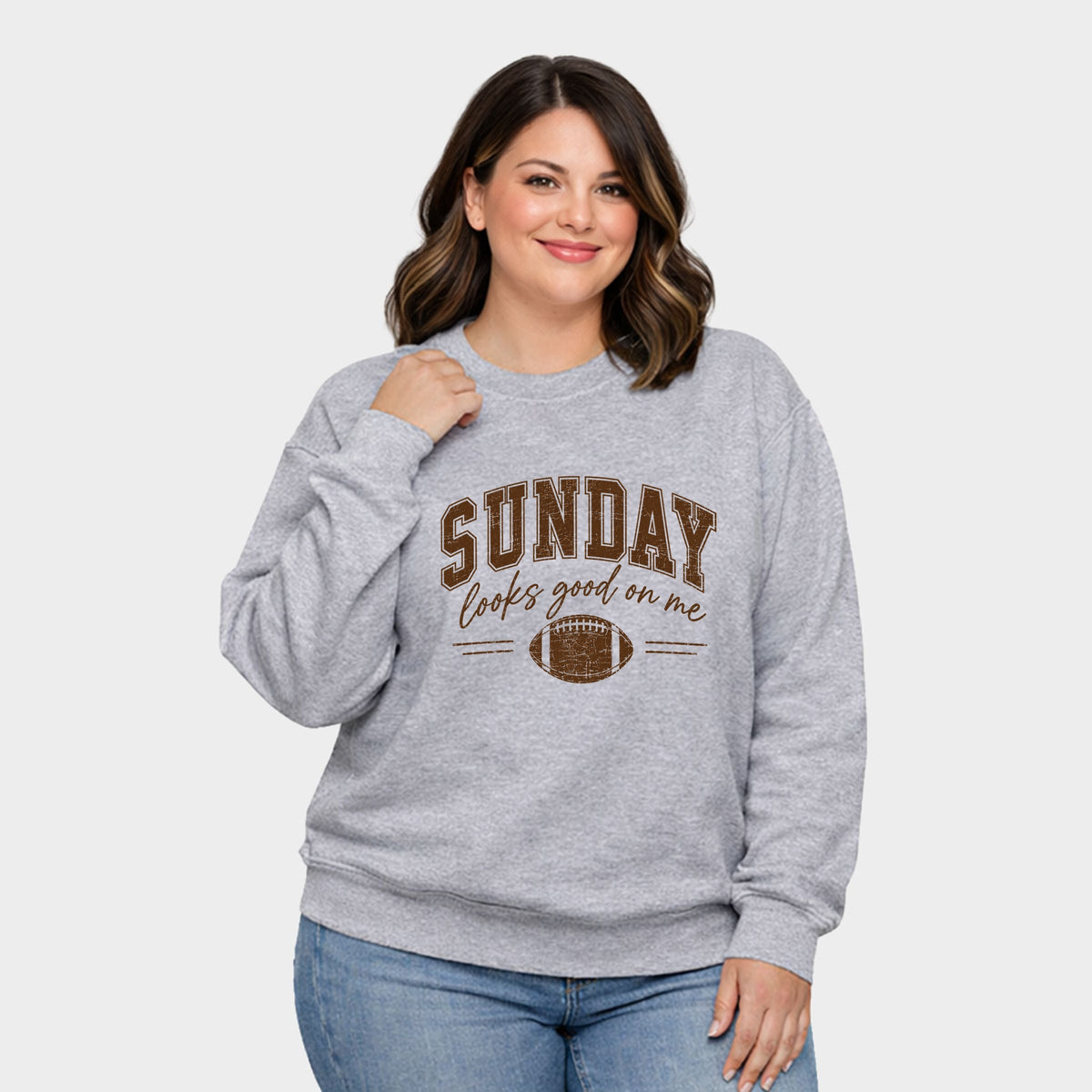 Sunday Looks Good On Me - Women's Plus Sweatshirt
