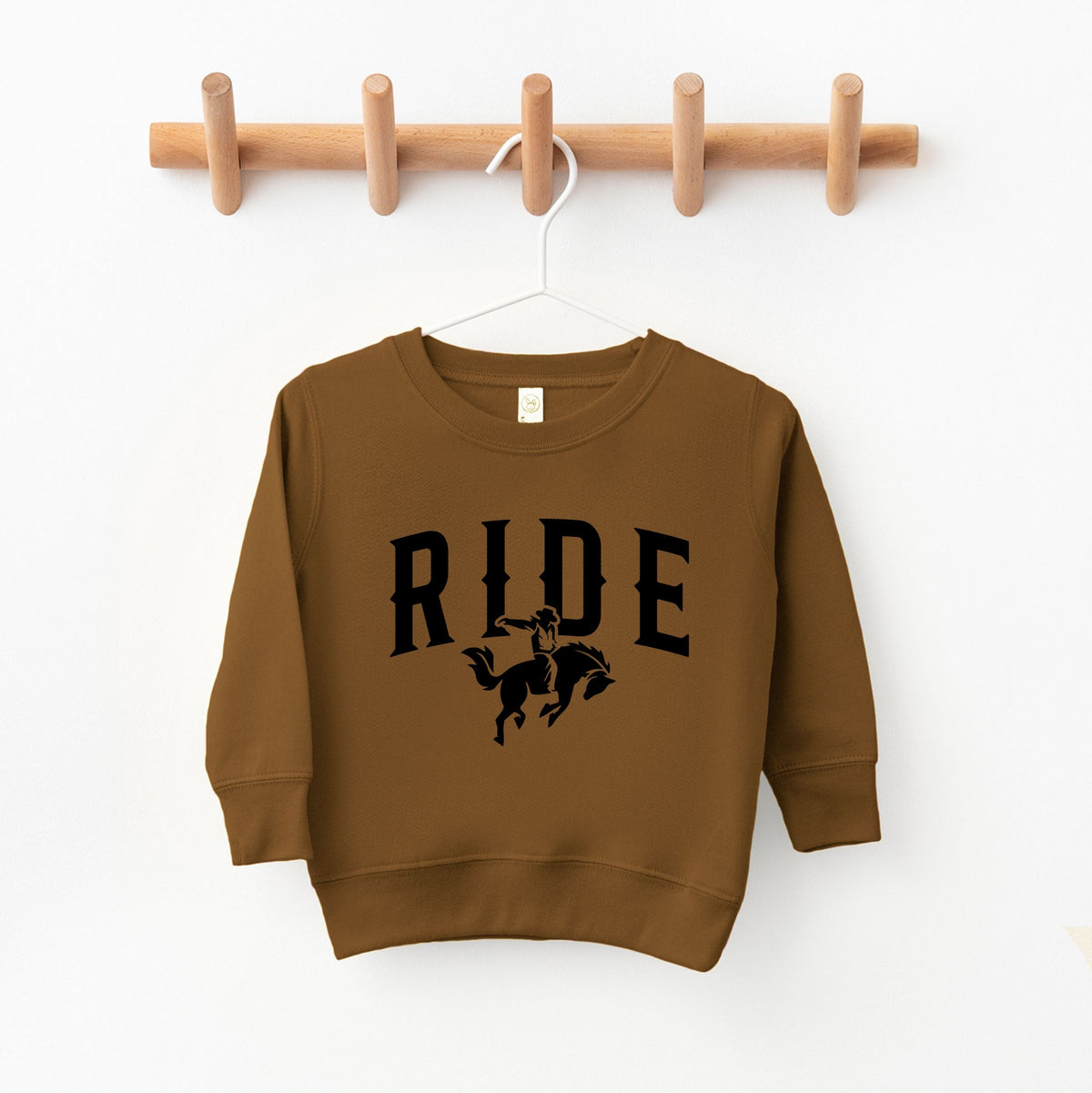 Ride Cowboy Arched - Youth Graphic Sweatshirt