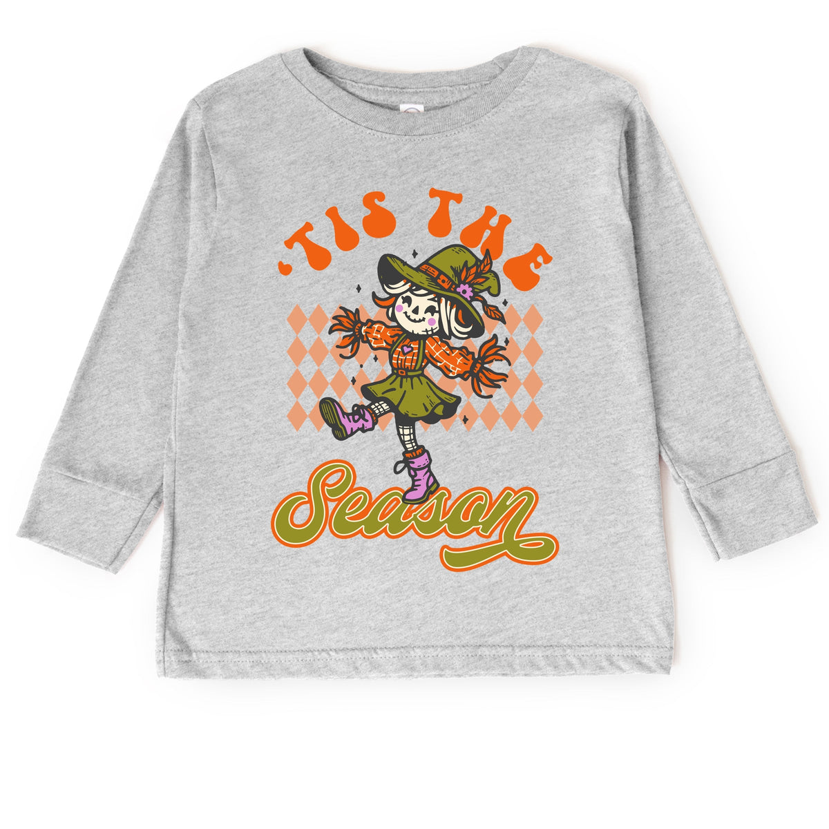 Tis The Season Scarecrow - Toddler Long Sleeve Graphic Tee