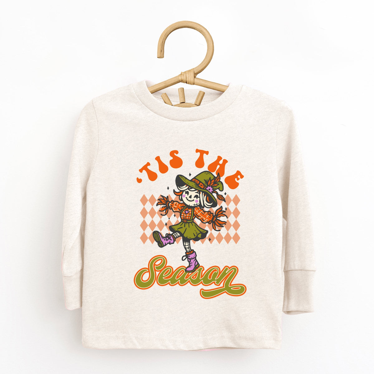Tis The Season Scarecrow - Toddler Long Sleeve Graphic Tee