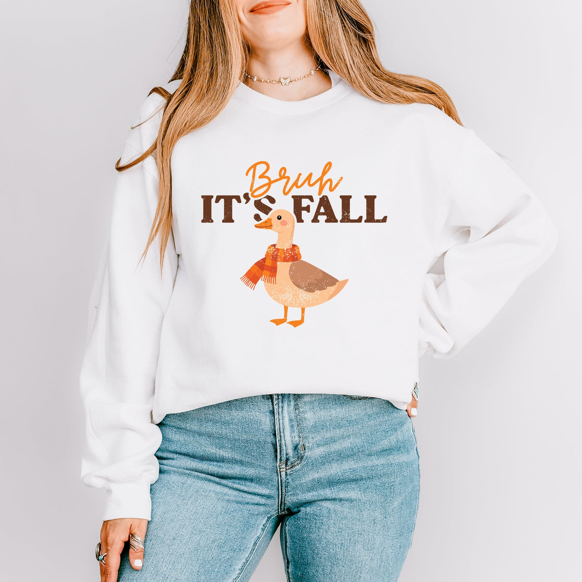 Bruh It's Fall Goose - Sweatshirt
