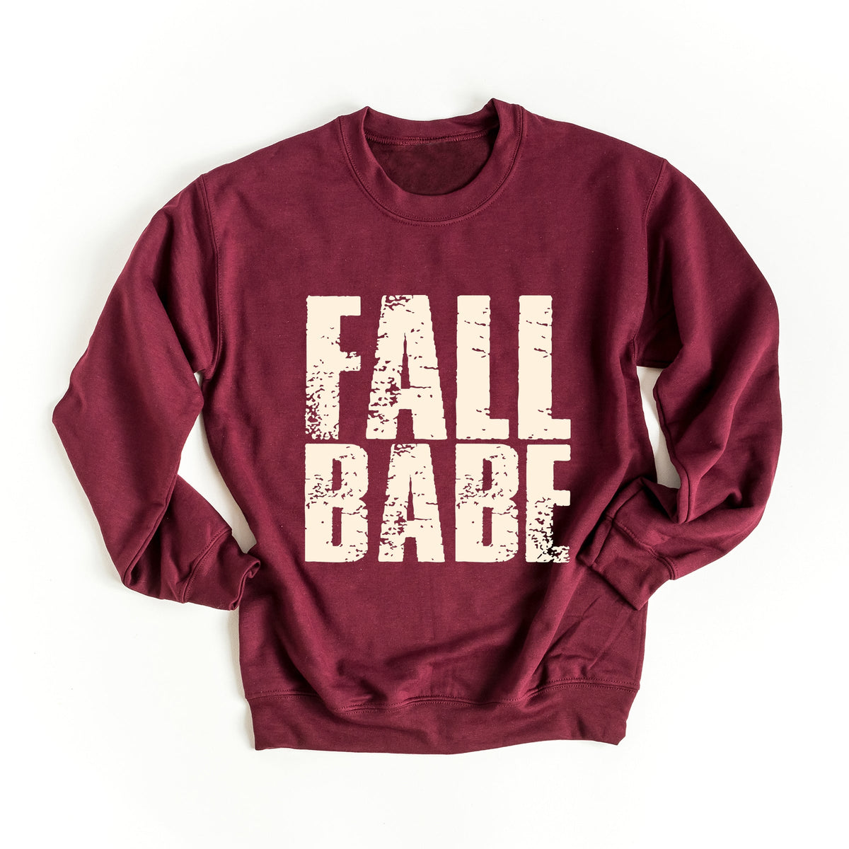 Fall Babe Distressed - Women's Graphic Sweatshirt