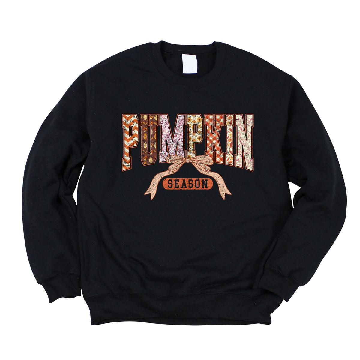 Pumpkin Season Patterns - Womens Sweatshirt