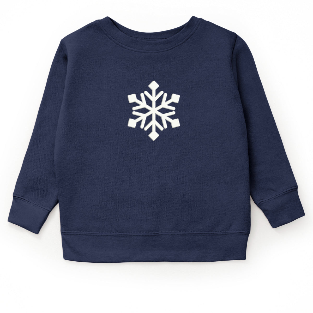 Small Snowflake Puff - Youth Graphic Sweatshirt