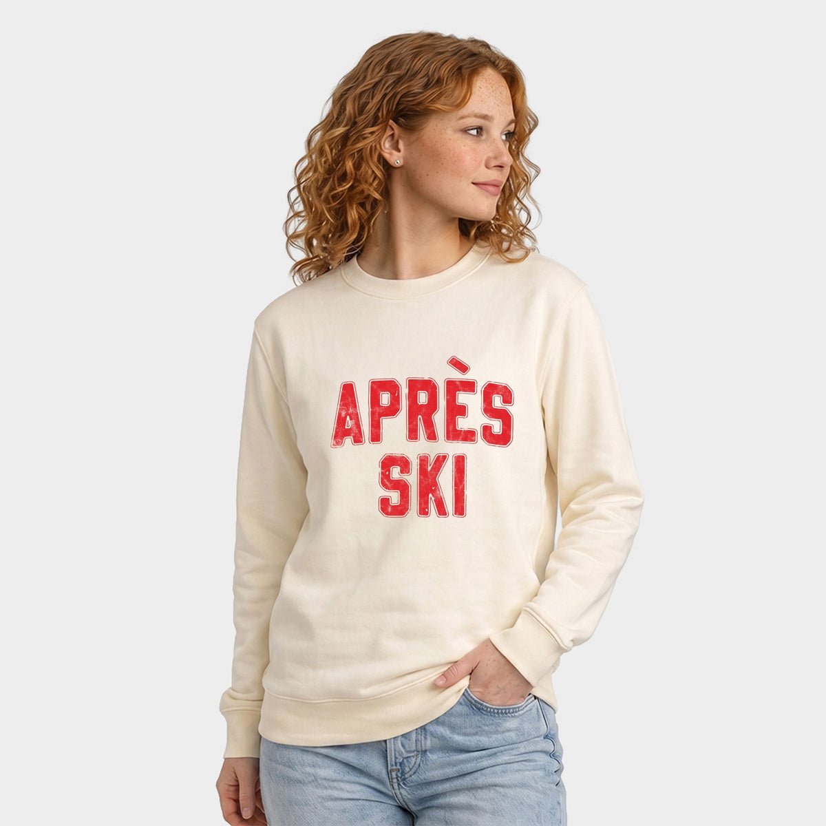 Après Ski Red - Women's Graphic Sweatshirt