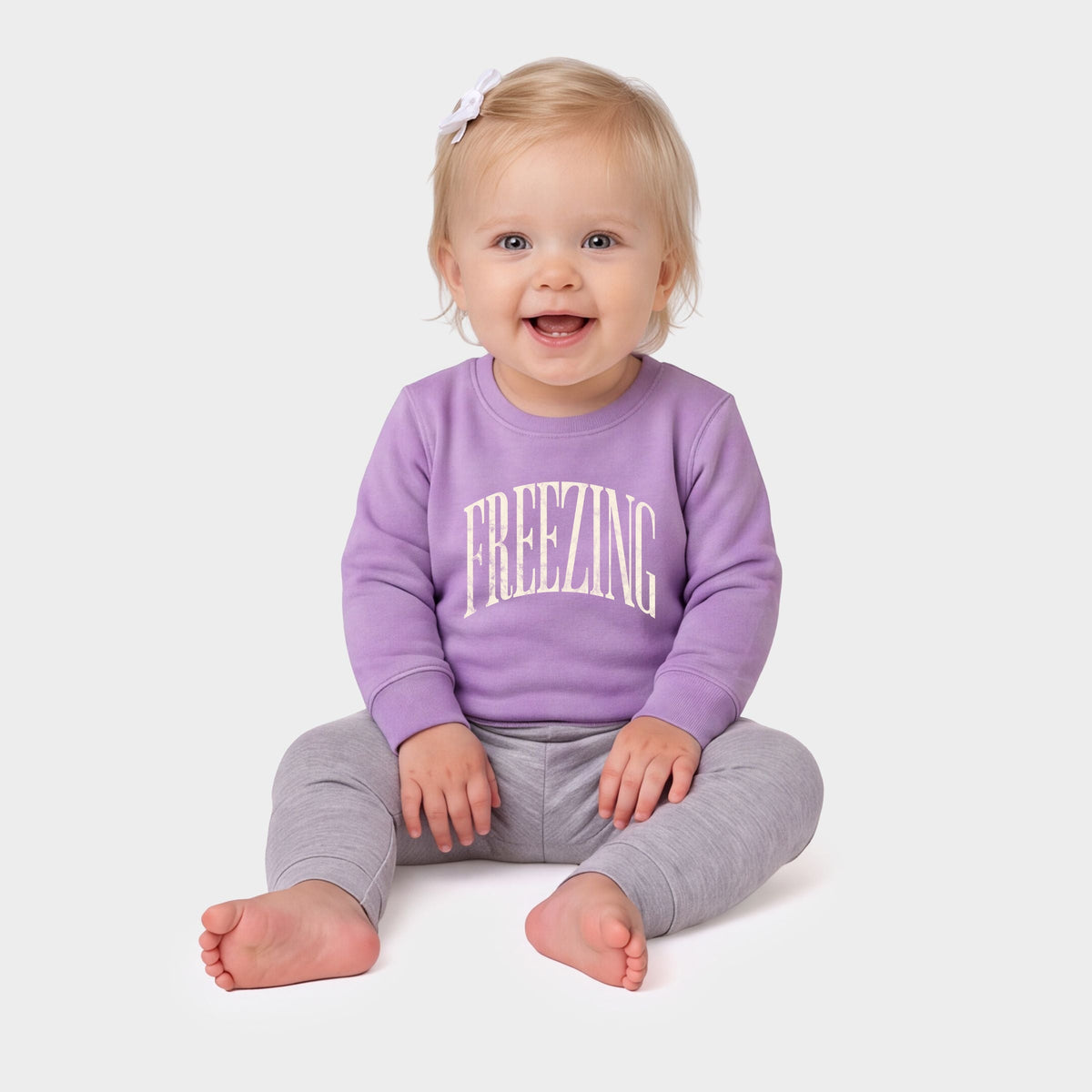 Freezing Arched - Infant Crew Fleece Sweatshirt