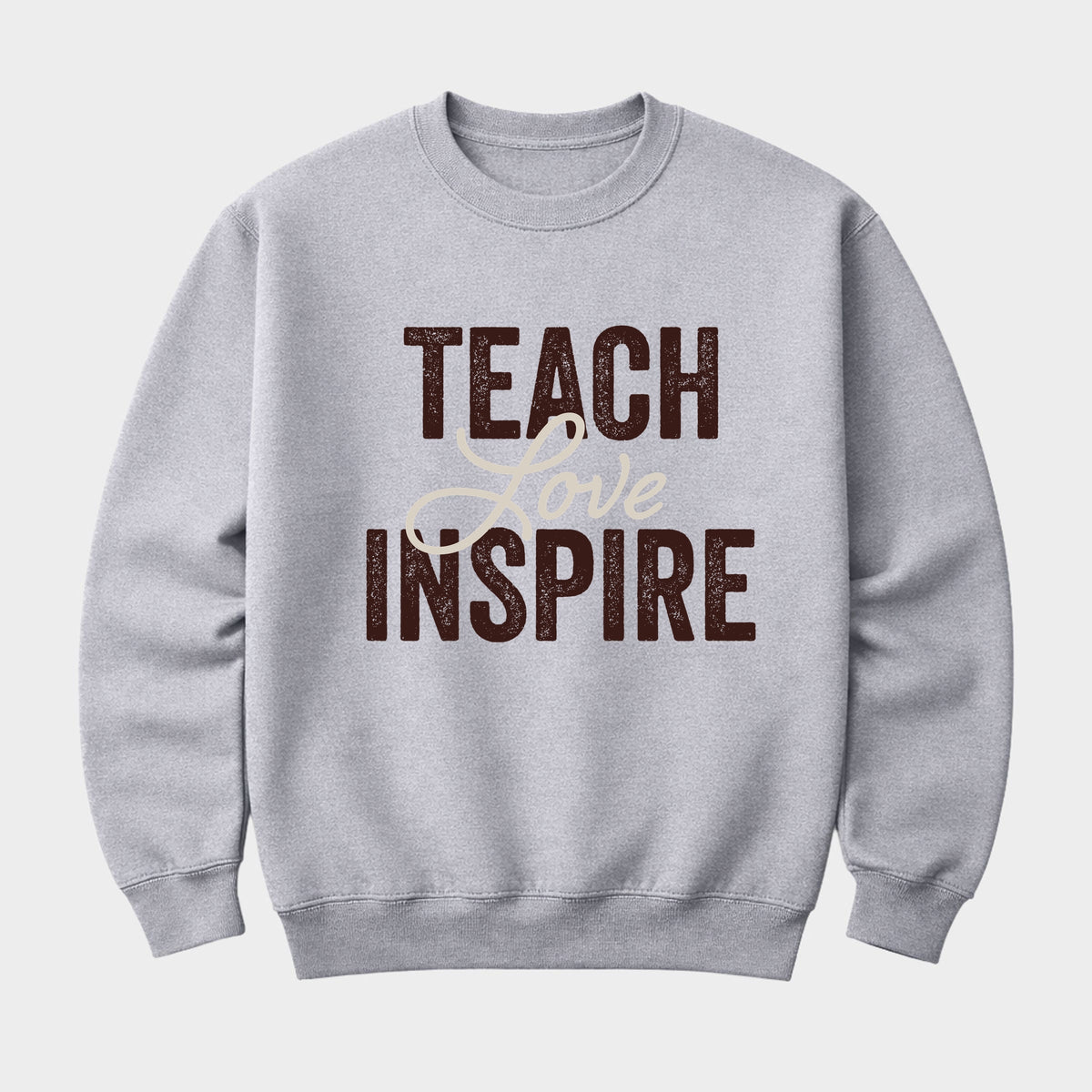 Teach Love Inspire Brown - Women's Plus Sweatshirt
