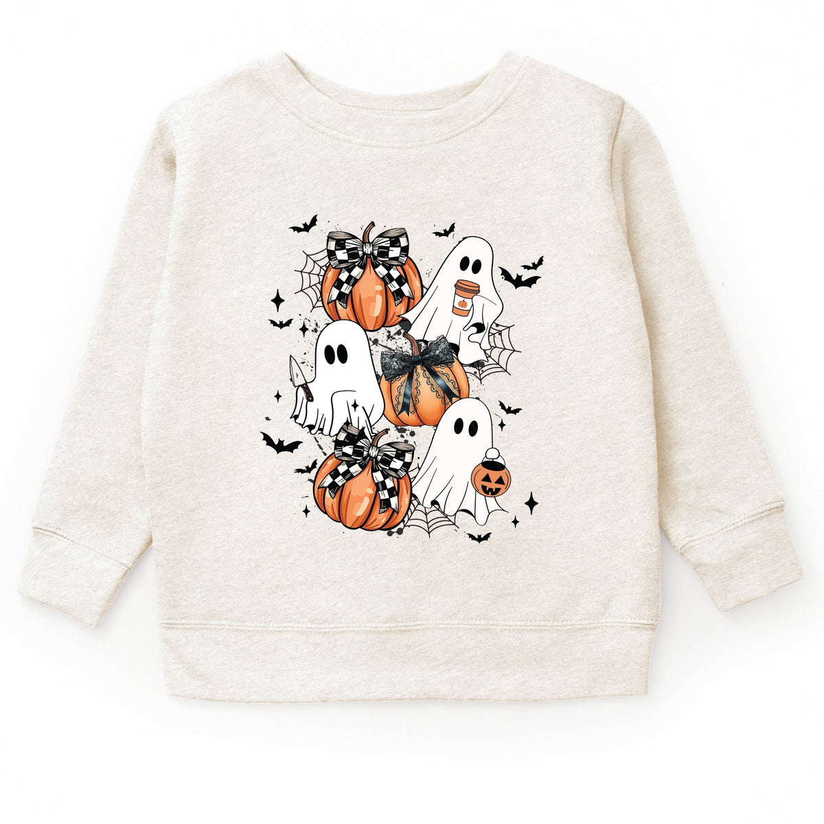 Coquette Ghost Collage - Youth Graphic Sweatshirt