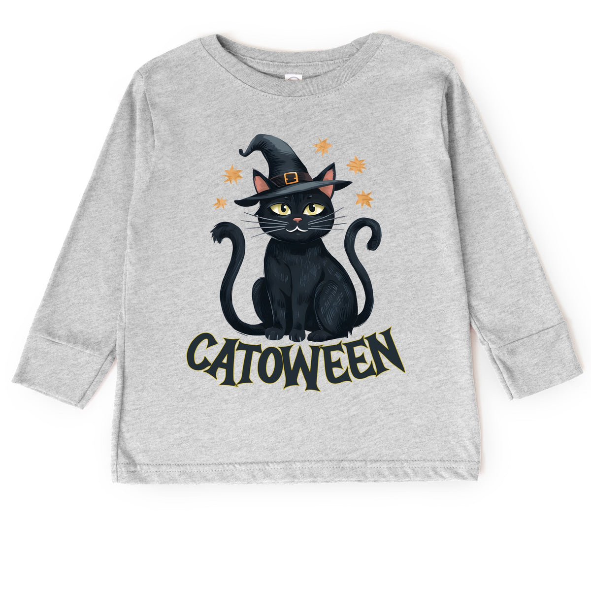 Catoween Cat - Toddler Long Sleeve Graphic Tee