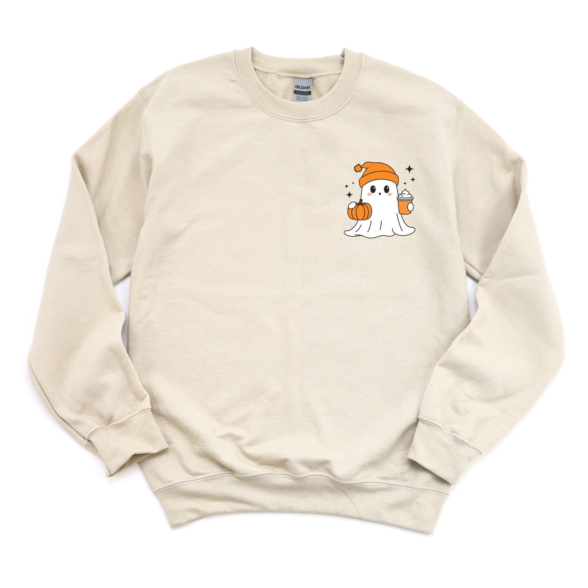 Ghost Pumpkin Spice Sparkle - Women's Graphic Sweatshirt