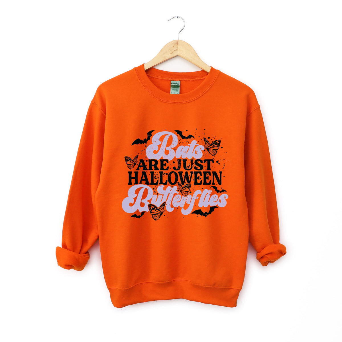 Bats Are Just Halloween Butterflies - Womens Sweatshirt