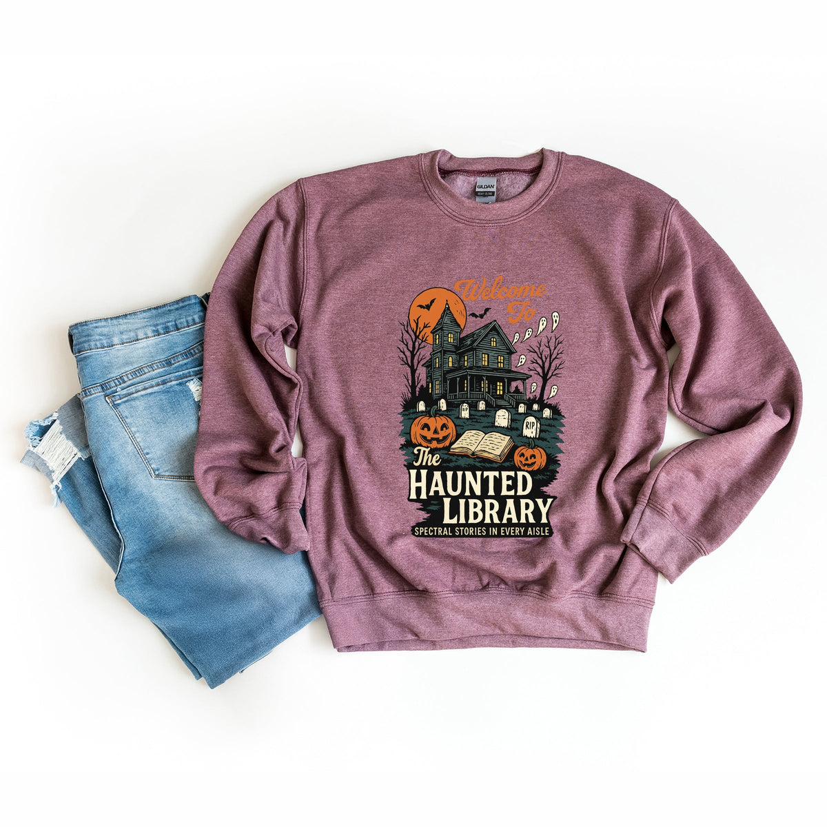 The Haunted Library - Women's Sweatshirt