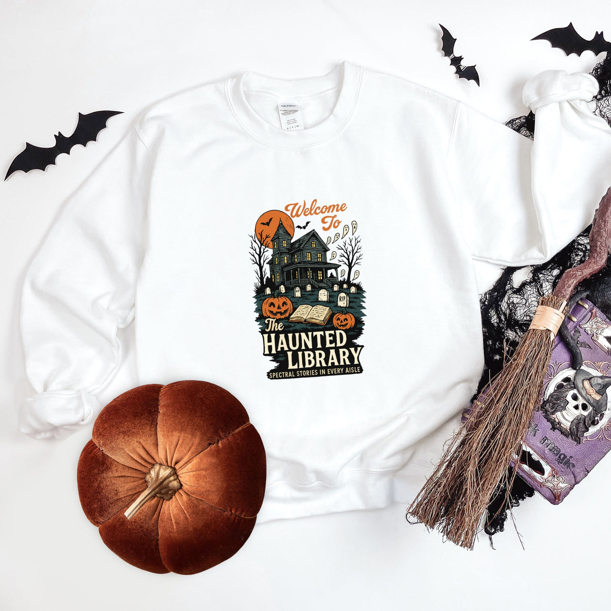 The Haunted Library - Women's Sweatshirt