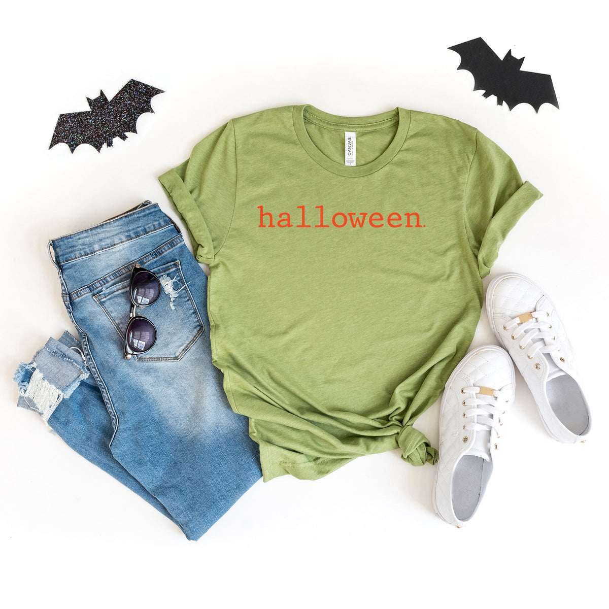 Halloween Typewriter - Women's Short Sleeve Graphic T-Shirt