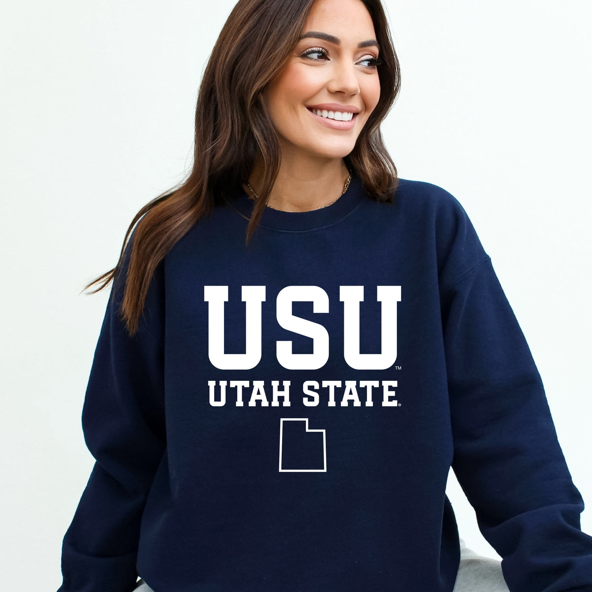 Licensed USU Utah State - Women's Graphic Sweatshirt