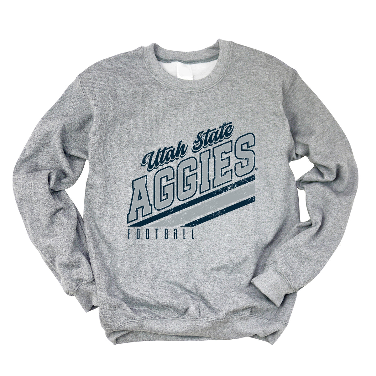Licensed Utah State Aggies Football - Women's Graphic Sweatshirt