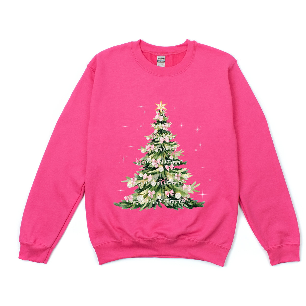 Watercolor Christmas Tree Sparkle - Women's Sweatshirt