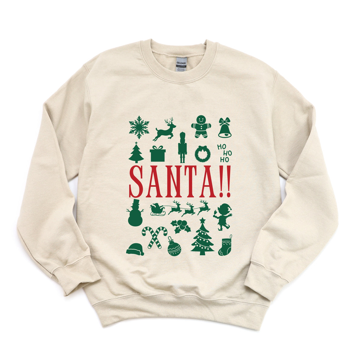 Santa Christmas Icons - Women's Sweatshirt