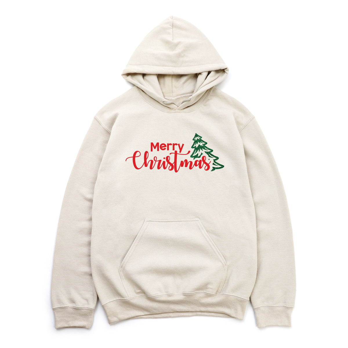 Merry Christmas Glitter Tree - Women's Hoodie