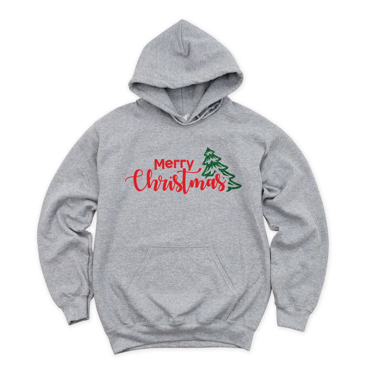 Merry Christmas Glitter Tree - Women's Hoodie