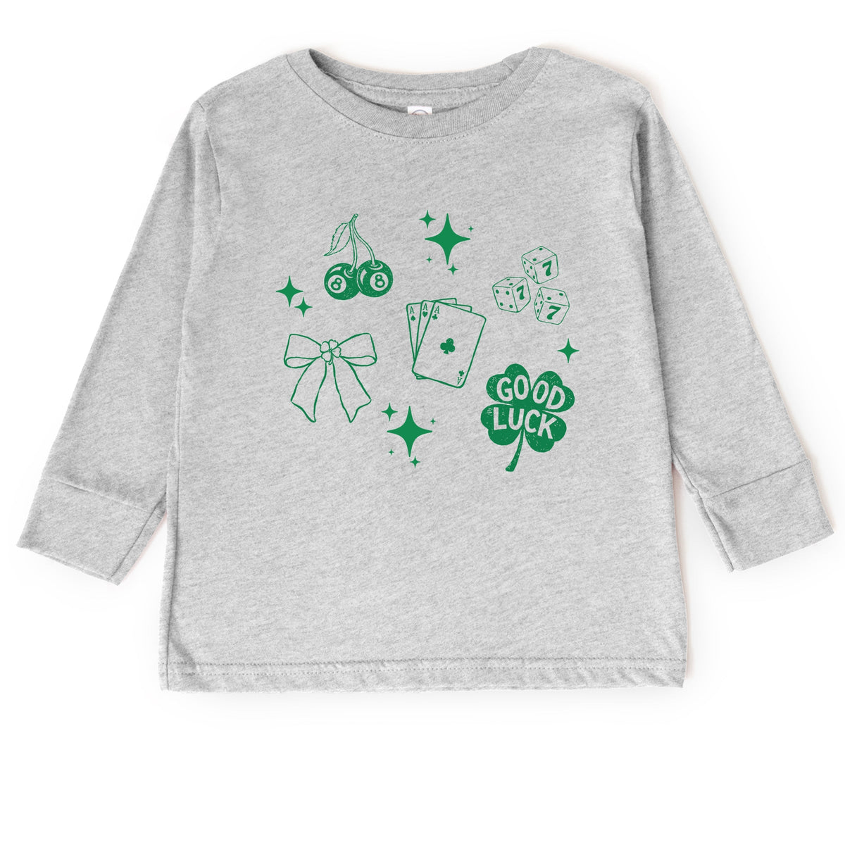 Lucky Icons Stars - Toddler Long Sleeve Graphic Tee