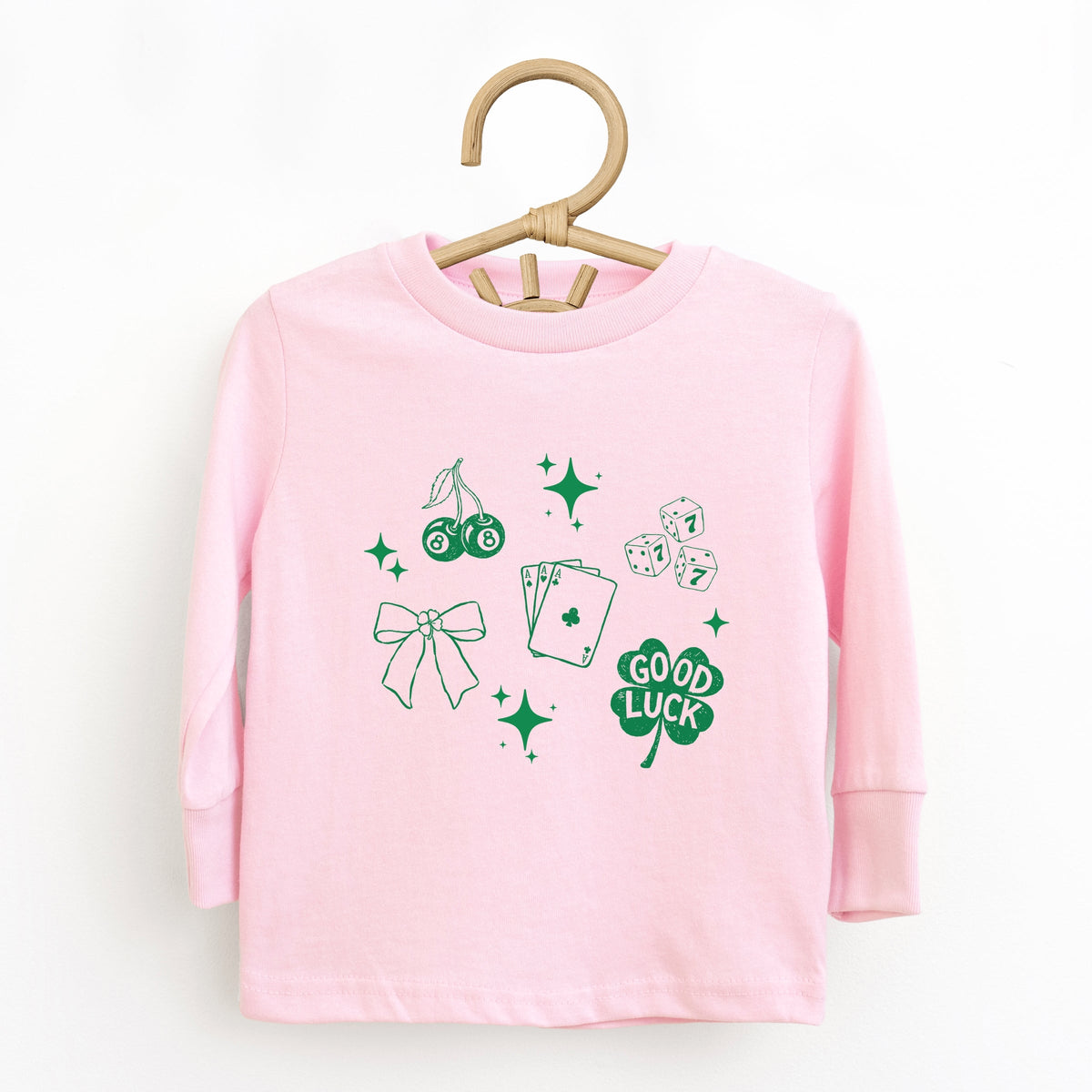 Lucky Icons Stars - Toddler Long Sleeve Graphic Tee