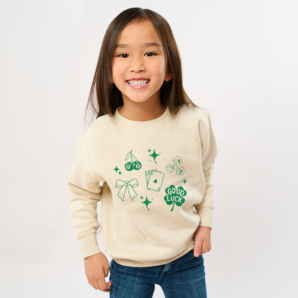 Lucky Icons Stars - Youth Graphic Sweatshirt