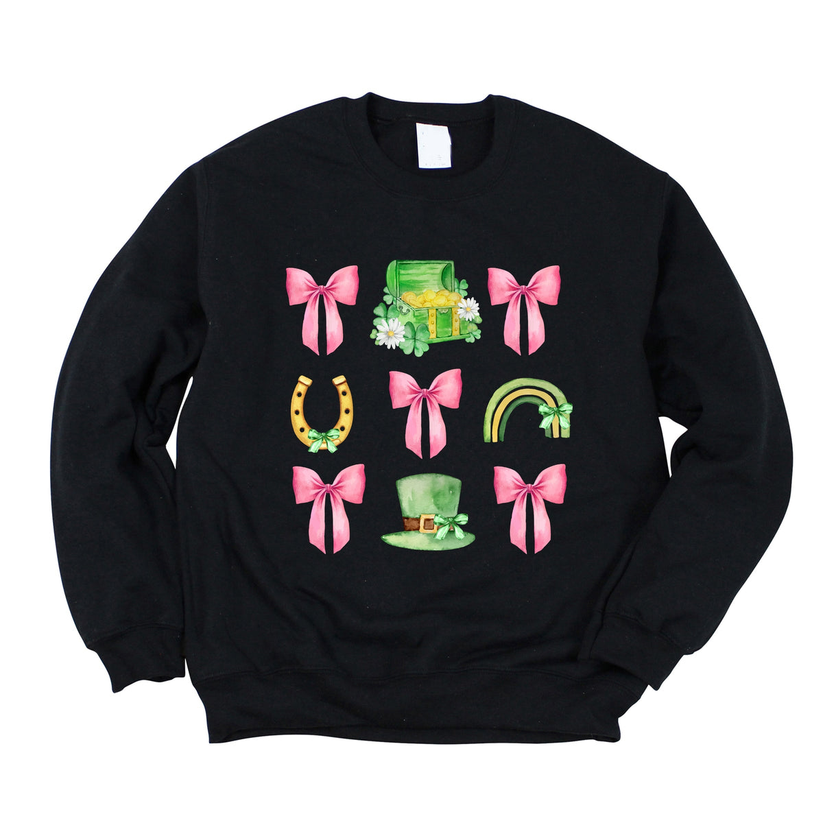 Leprechaun Chart Coquette - Women's Graphic Sweatshirt