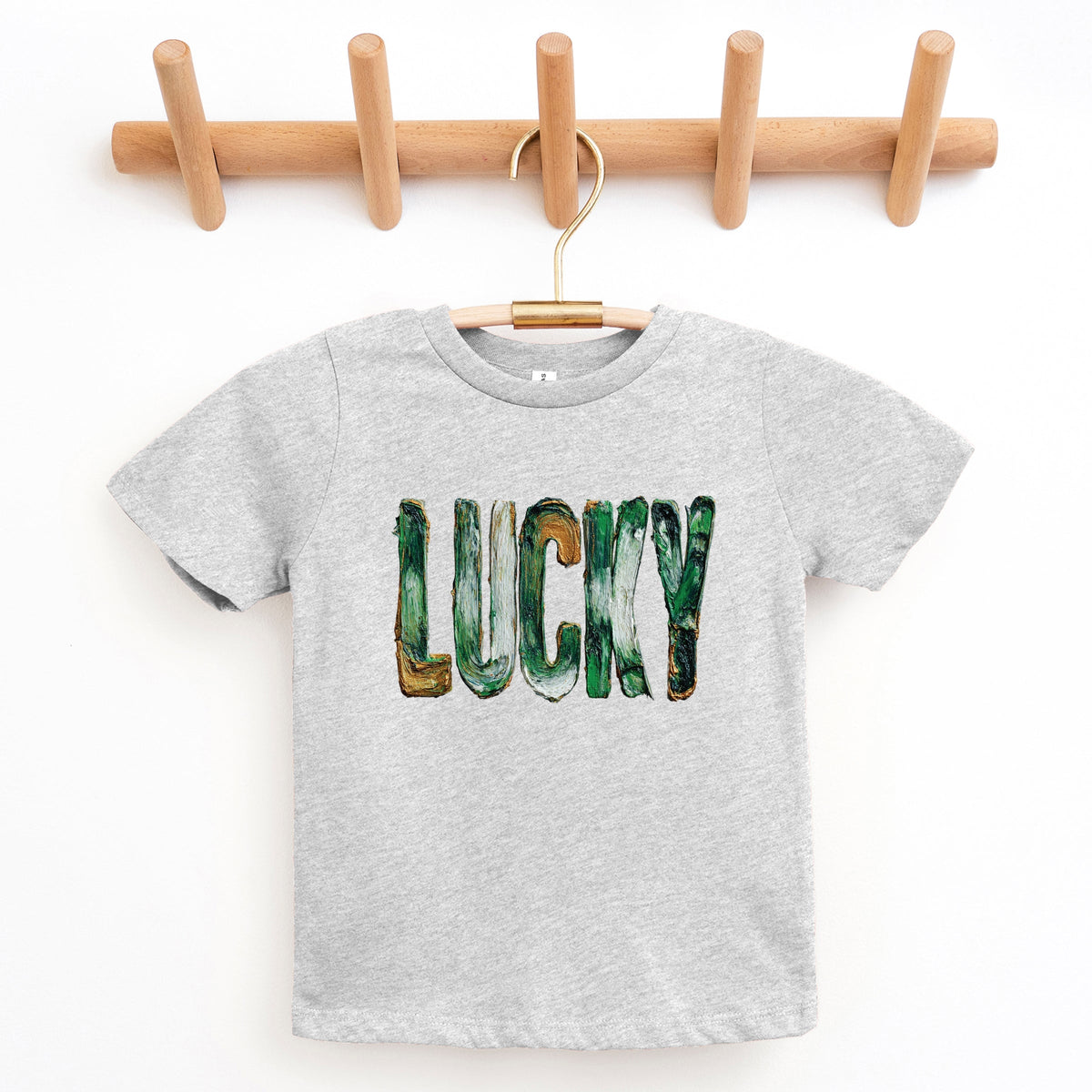 Lucky Paint Print - Youth Short Sleeve Graphic T-Shirt