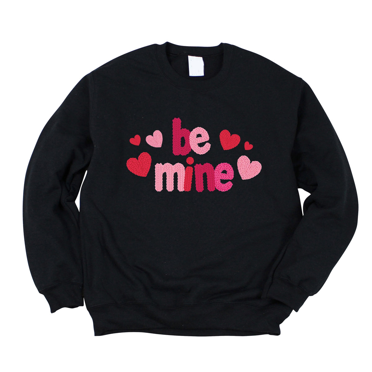 Be Mine Knit Print - Women's Graphic Sweatshirt