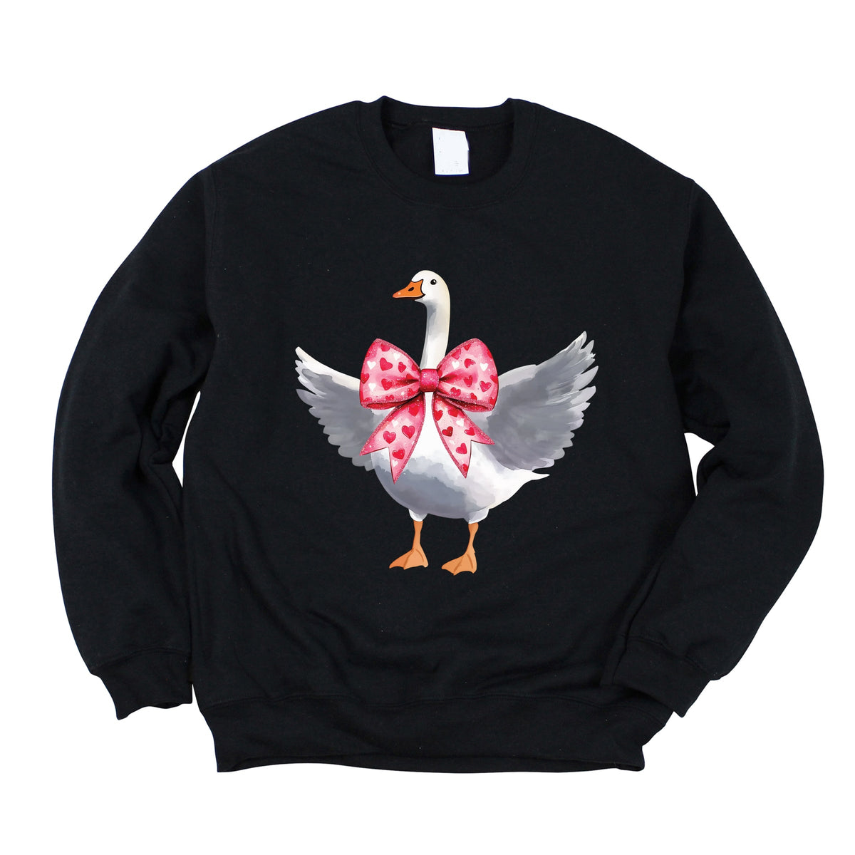 Valentine Goose Coquette - Women's Graphic Sweatshirt