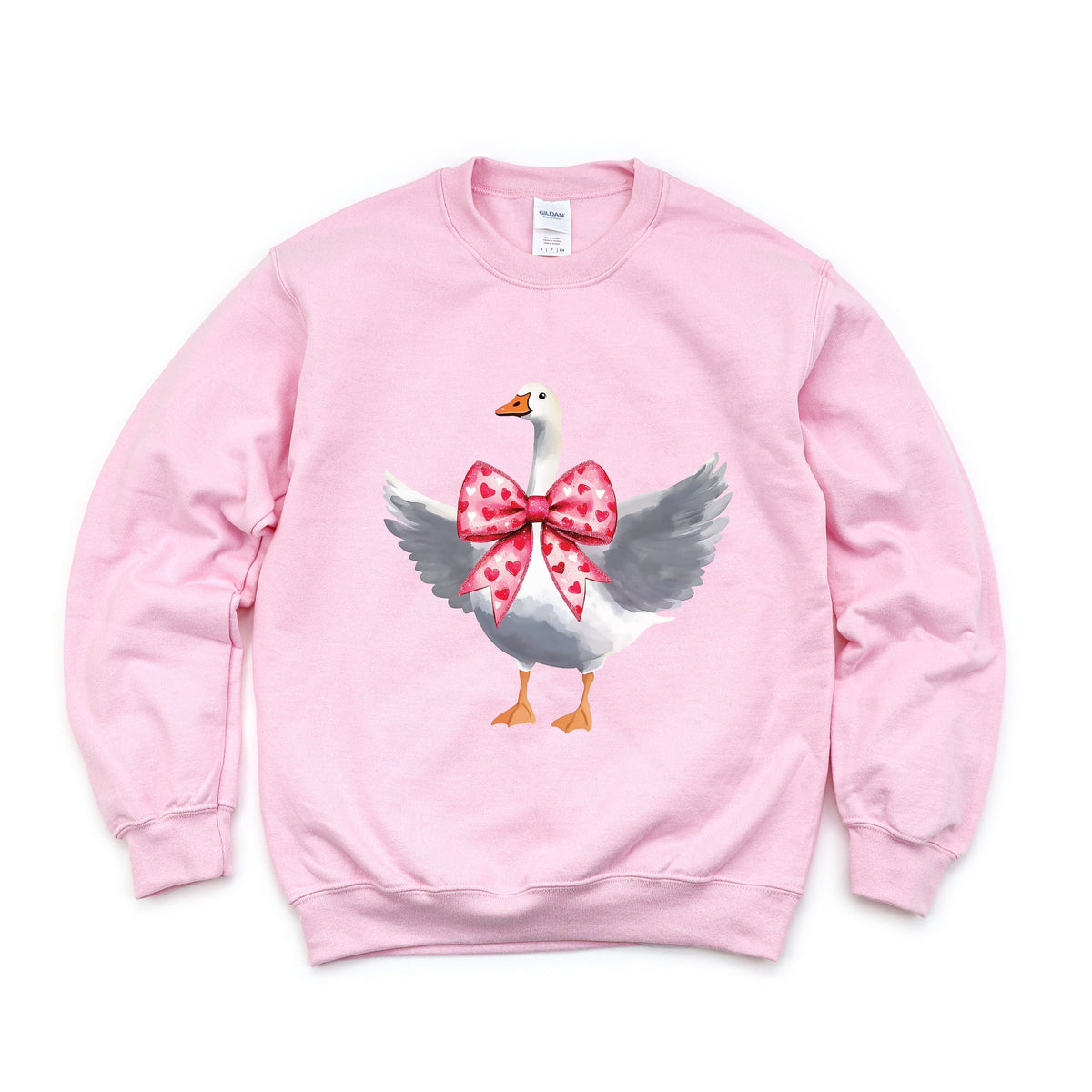 Valentine Goose Coquette - Women's Graphic Sweatshirt
