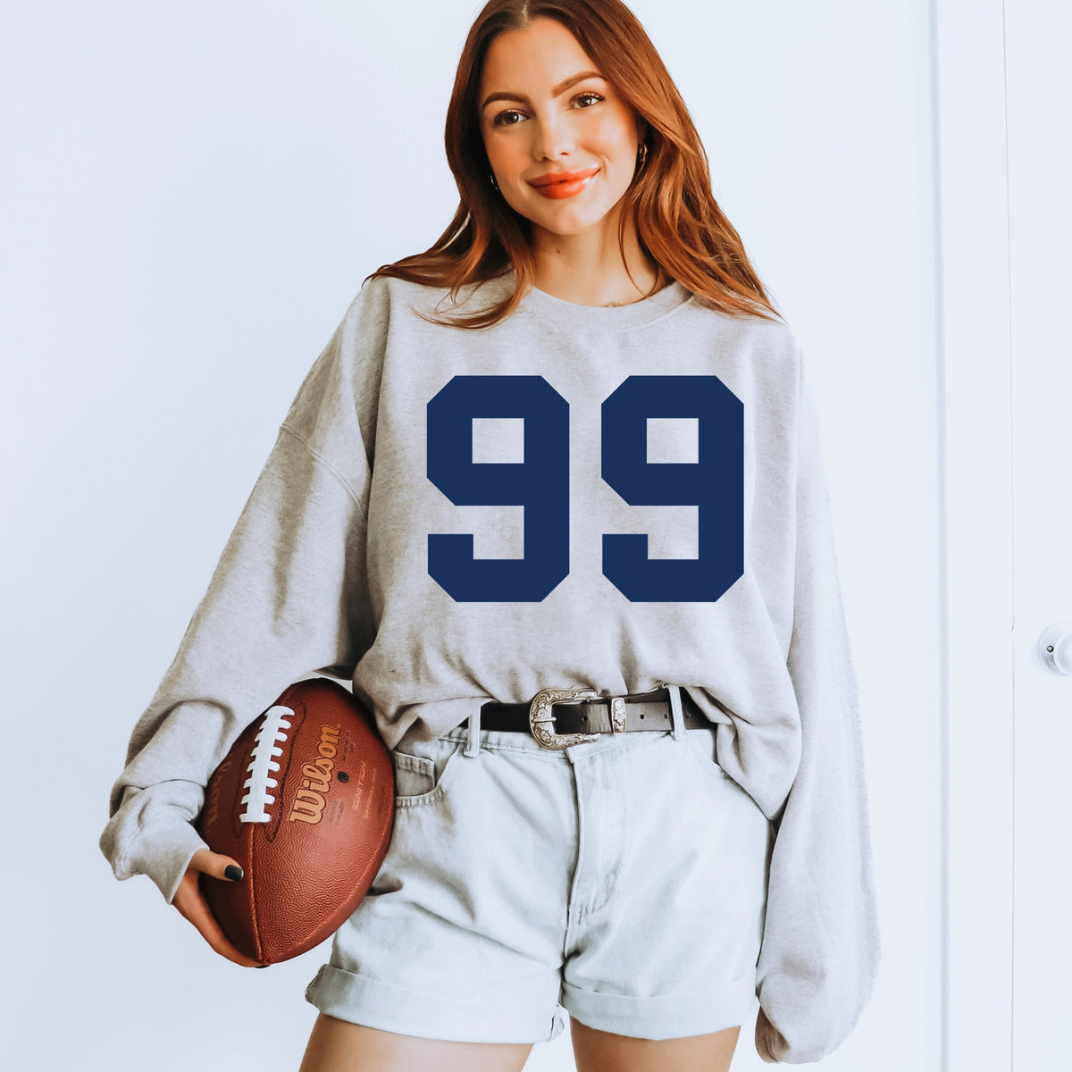 Football Jersey 99 - Womens Sweatshirt