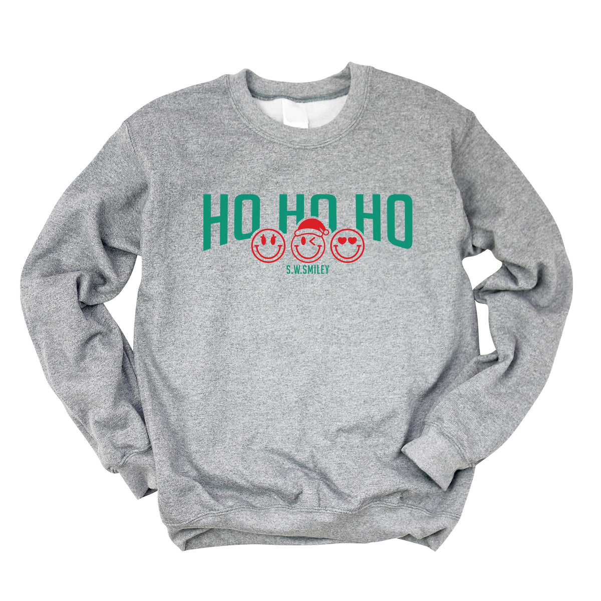 S.W.Smiley Varsity Ho Ho Ho - Womens Sweatshirt