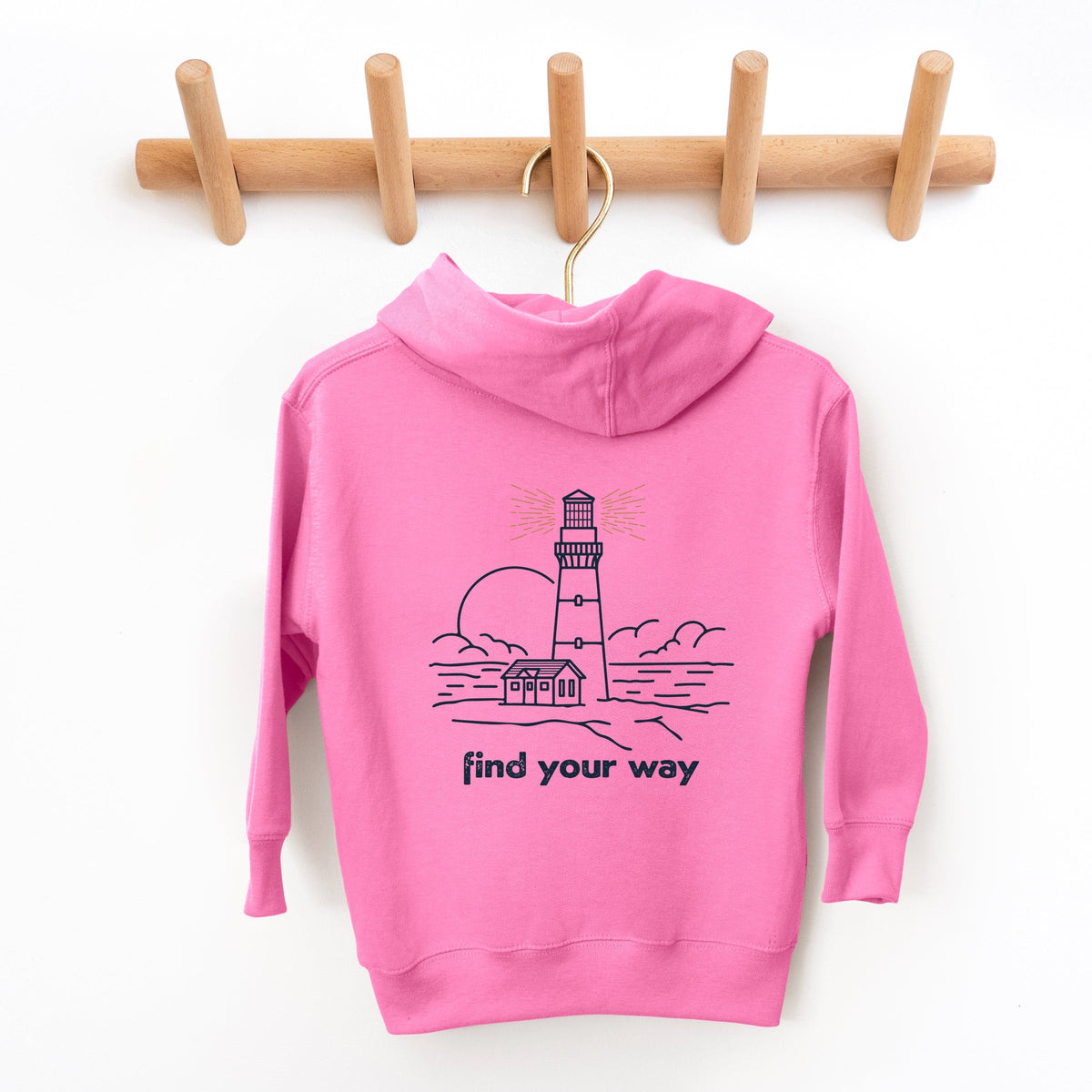 Find Your Way Lighthouse - Toddler Hoodie