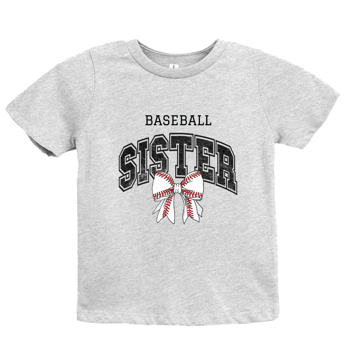 Baseball Sister Varsity Coquette - Youth Short Sleeve Graphic T-Shirt