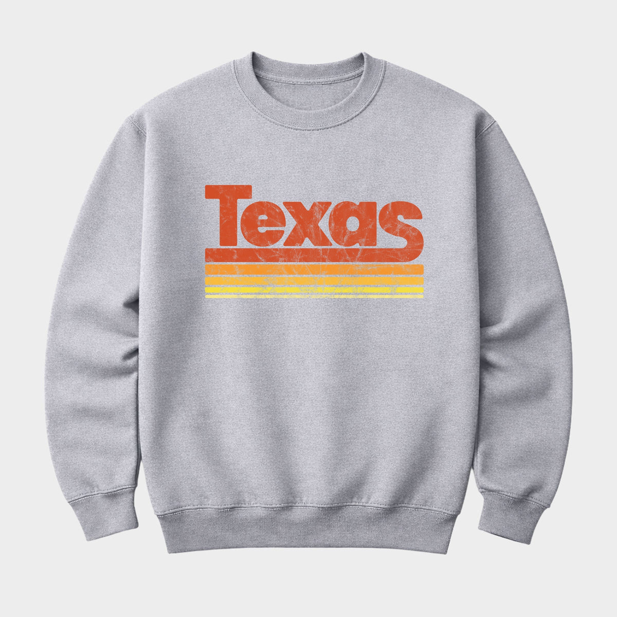 Texas Retro Stripes - Men's Graphic Sweatshirt