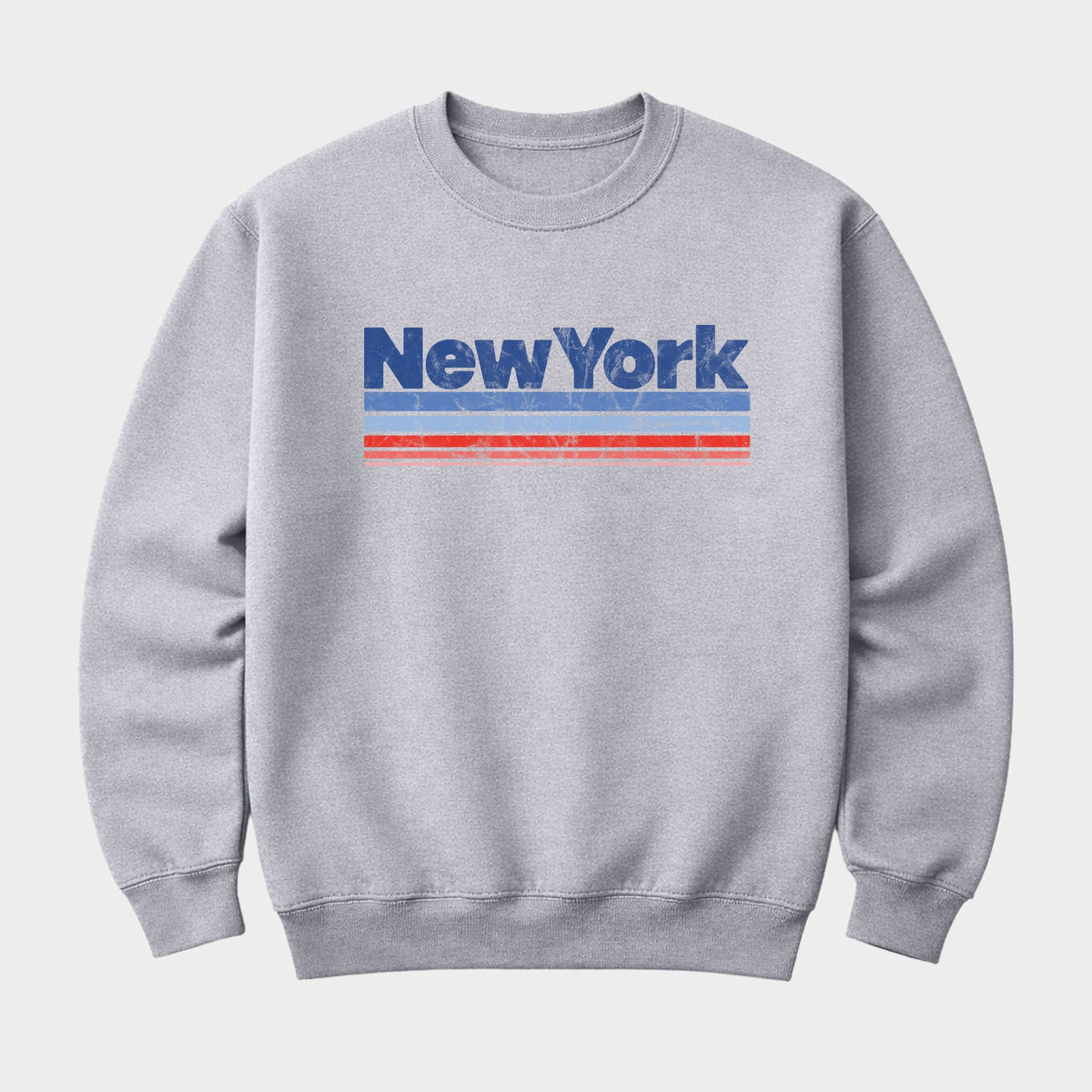 New York Retro Stripes - Men's Graphic Sweatshirt