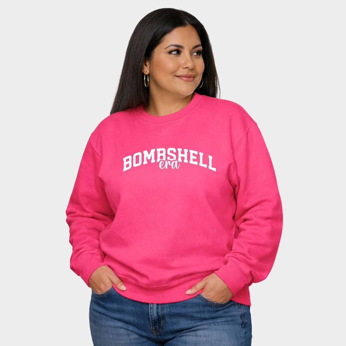 Bombshell Era Arched - Women's Plus Sweatshirt