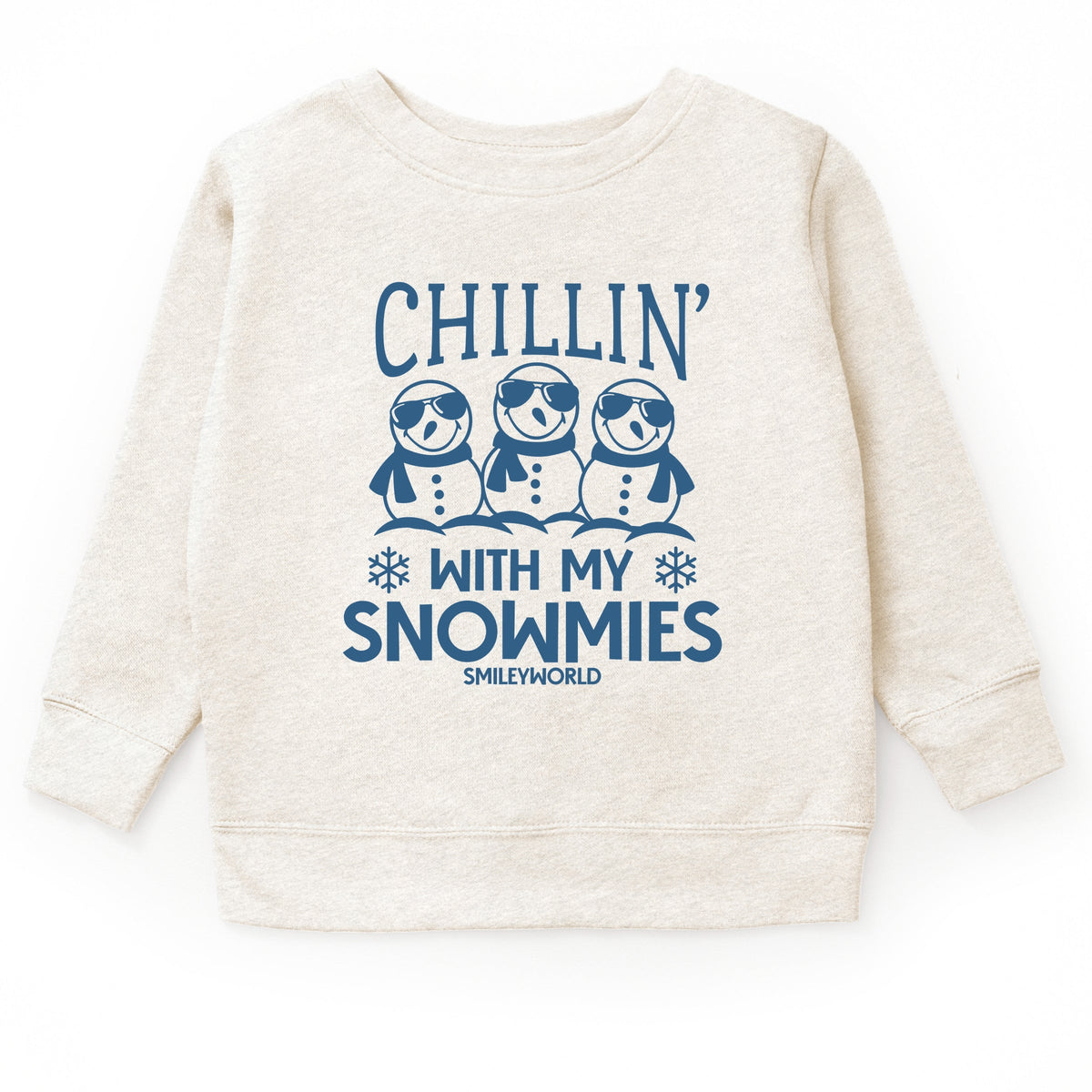 SmileyWorld Chillin' With My Snowmies - Toddler Graphic Sweatshirt and Youth Graphic Sweatshirt