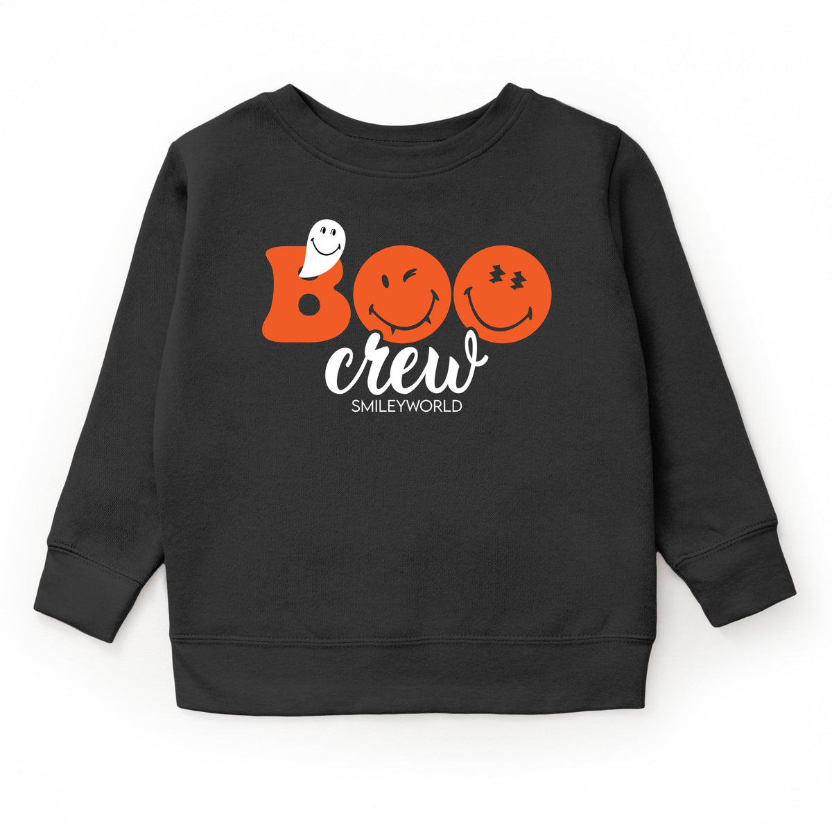 SmileyWorld Boo Crew - Toddler Graphic Sweatshirt and Youth Graphic Sweatshirt