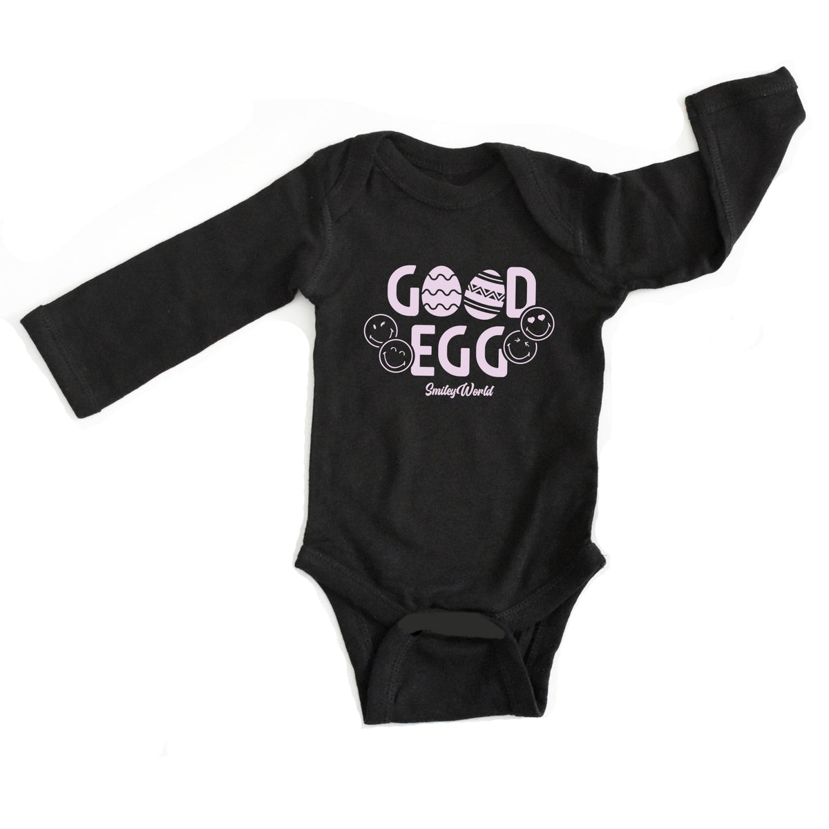 SmileyWorld Good Egg - Baby Long Sleeve Bodysuit