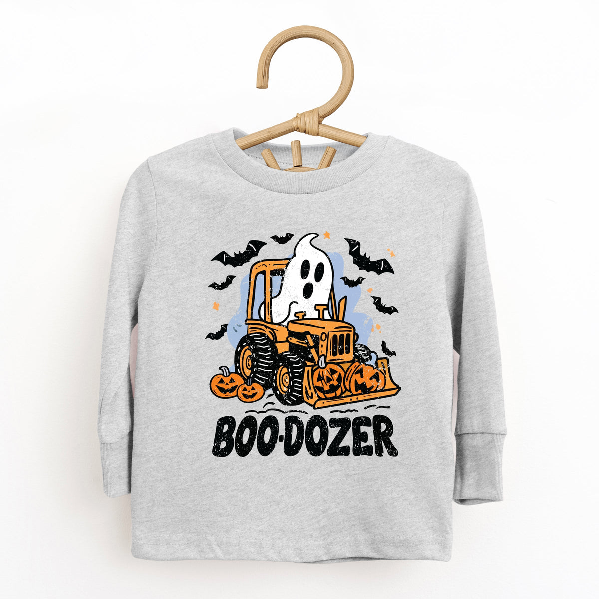Boodozer Pumpkins - Toddler Long Sleeve Graphic Tee