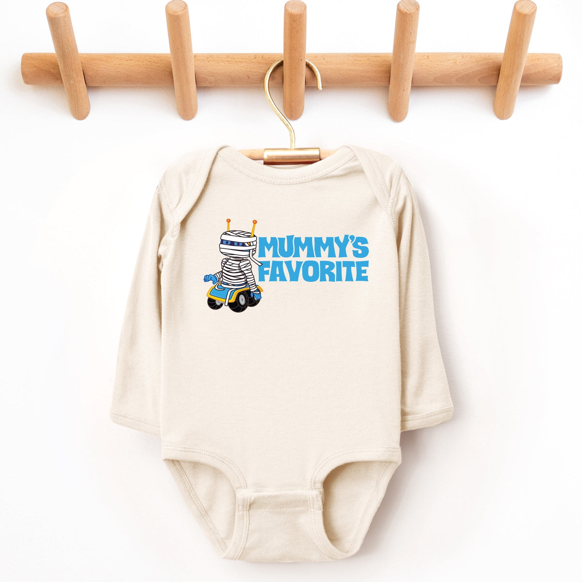 Leo The Truck Mummy's Favorite - Baby Long Sleeve Bodysuit